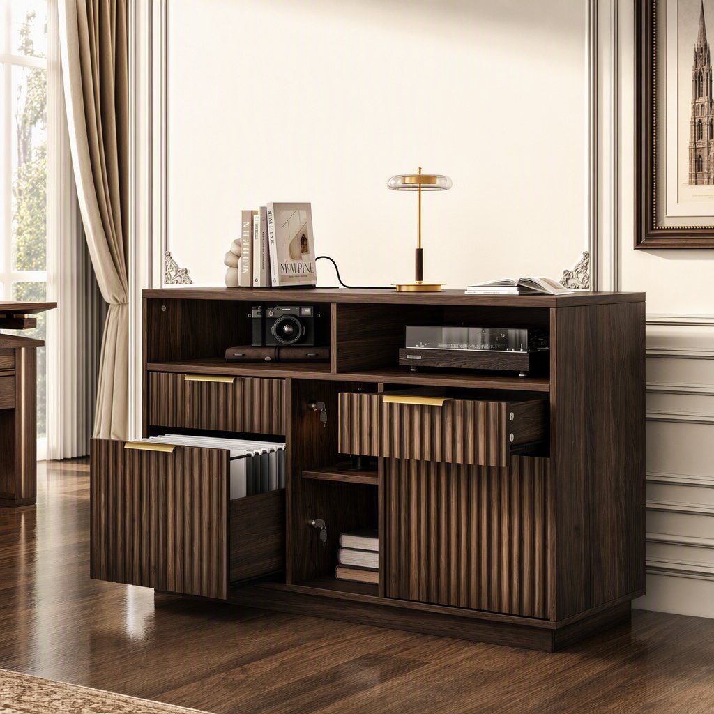 Office Furniture Filing Cabinets - Szafka na dokumenty z 4 szufladami,