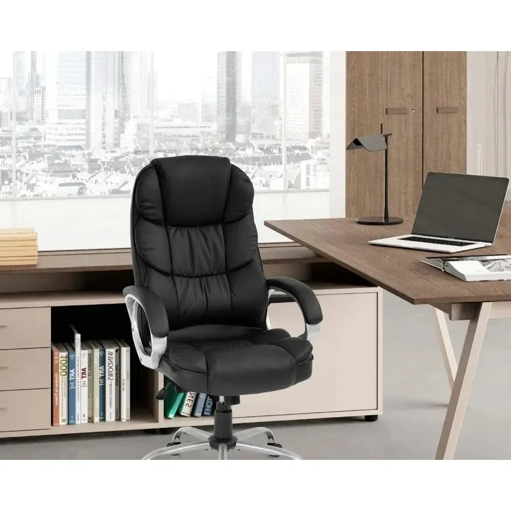 Office X Furniture - Krzesło Komputerowe Wysokie Oparcie Regulowane Ergonomiczne
