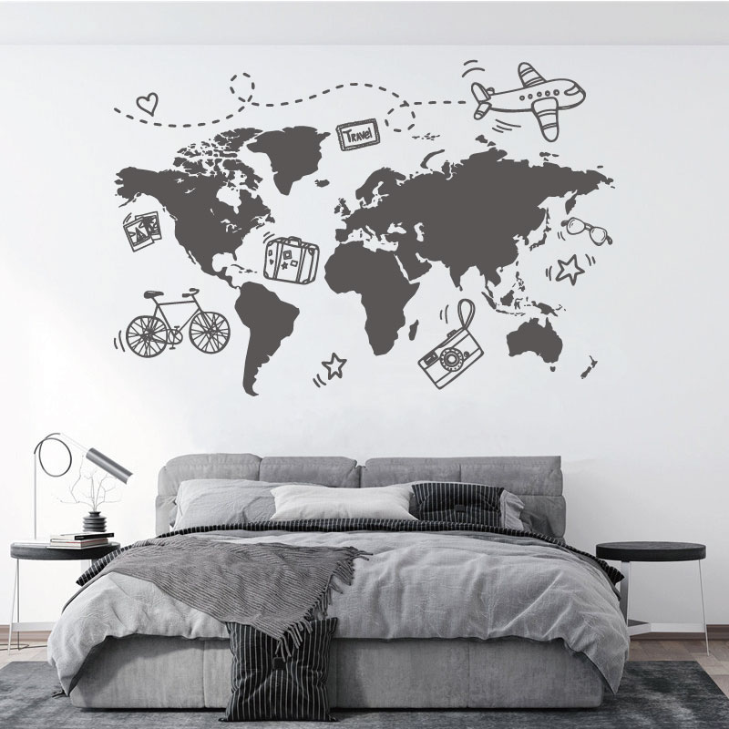 Office Furniture To Go - Go Travel World naklejka ścienna z
