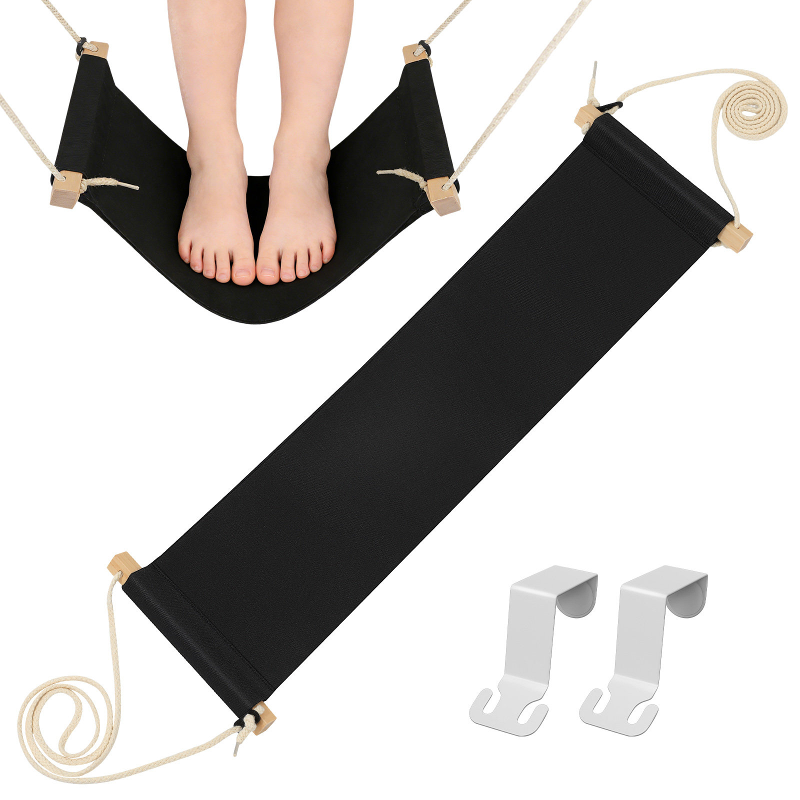 Under Desk Hammock - Hamak na stopy pod biurko, regulowany,