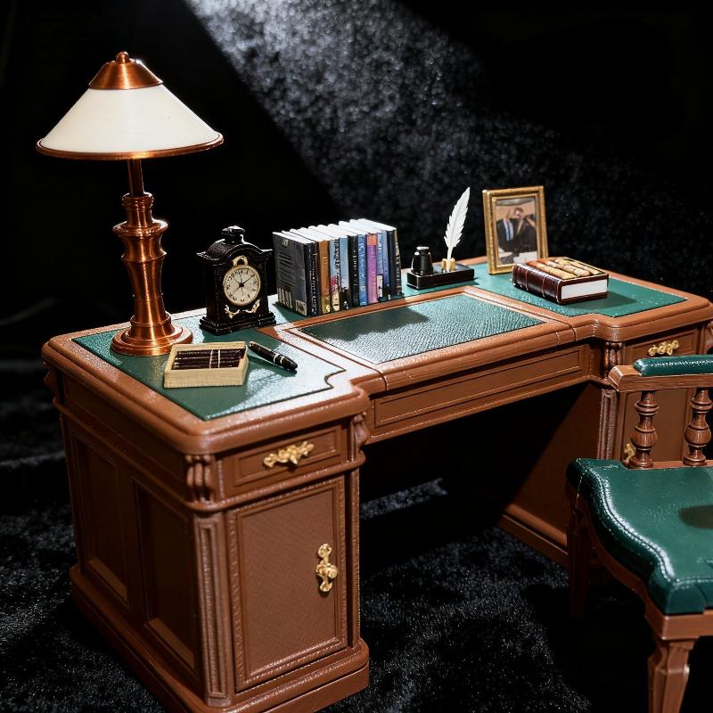 Zestaw miniaturowych mebli do  – Office Furniture And Desks recenzja i cena