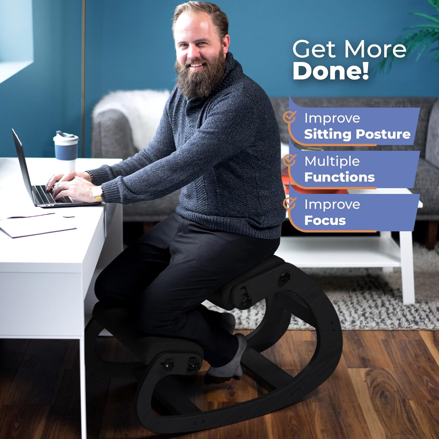 Ergonomiczne drewniane krzesło – Office Furniture And Desks recenzja i cena