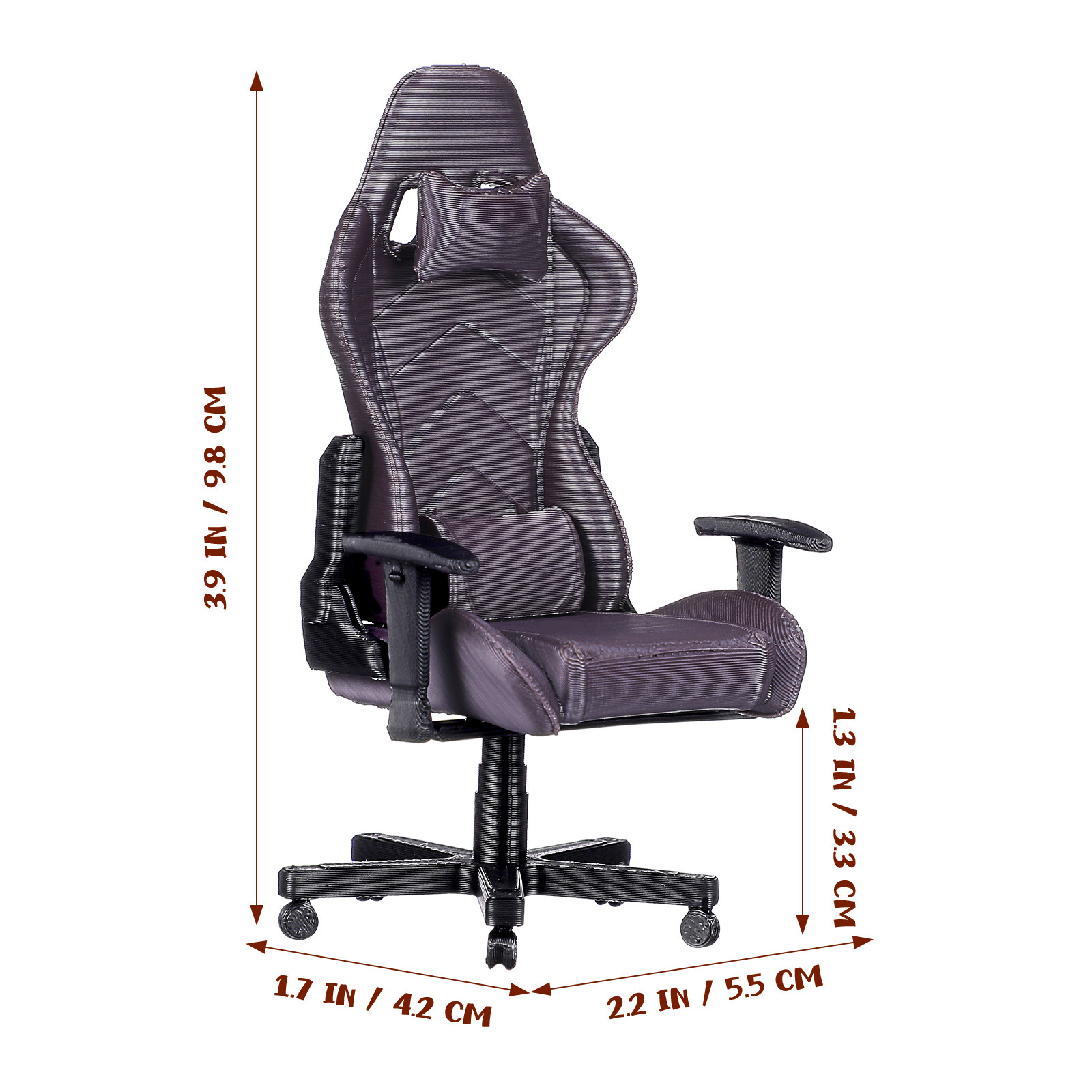 Miniaturowe krzesło gamingowe  – Office Furniture And Desks recenzja i cena