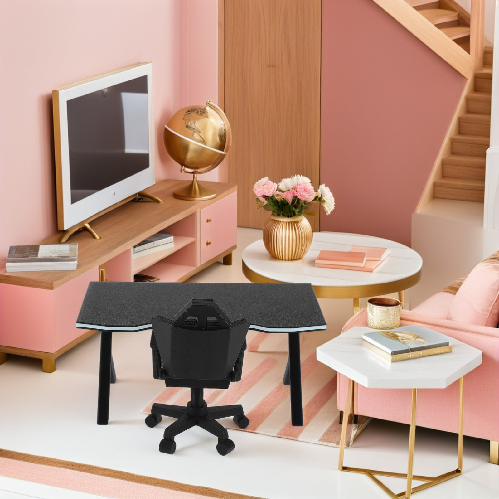 1 zestaw miniaturowego krzesła – Office Furniture And Desks recenzja i cena