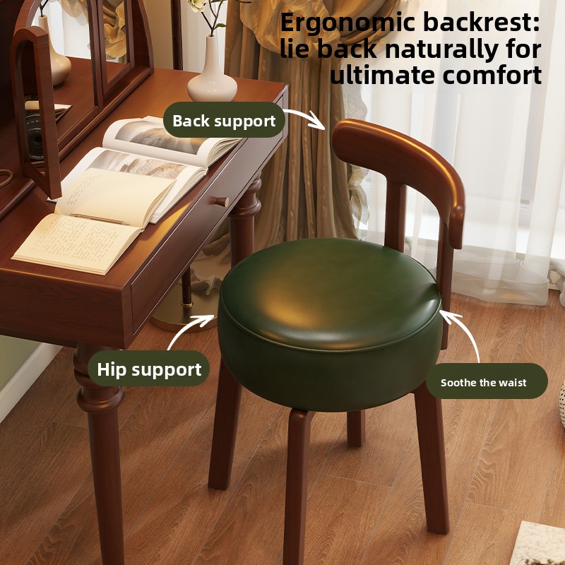 Krzesło obrotowe do toaletki z – Office Furniture And Desks recenzja i cena